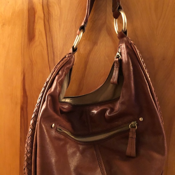 Used condition saddle color shoulder bag - Picture 2 of 9